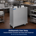 Thumbnail image #2 for Shelleymatic Even Temp Heated Mobile Enclosed Two-Stack Dish Dispenser for 10-12 Inch Round Dishes