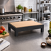 Thumbnail image #2 for Cubic Short-Height Full-Size Hardwood Cutting Board Display Table
