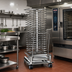 Thumbnail image #2 for RATIONAL 84-Plate Mobile Plate Rack with Casters for SCC 202/CMP 202 Series