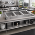 Thumbnail image #3 for Vollrath Hot/Cold/Frozen 3-Well Modular Drop-In Food Well with Self-Contained Refrigeration, 120V