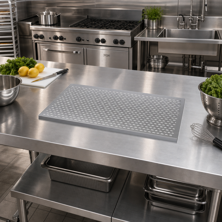 Product image #2 for Krowne Royal Series 19-Inch x 30-Inch Perforated Stainless Steel Drainboard Insert