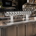 Thumbnail image #2 for Perlick 24-Faucet Extra High Countertop Glycol-Cooled Bridge Tee Draft Beer Tower, Polished Chrome