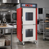Thumbnail image #2 for Metro C5 4 Series Full Height Mobile Heated Holding Cabinet with Insulation Armour Plus, Clear Dutch Doors