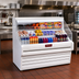 Thumbnail image #2 for Howard-McCray Ovation Series 63-Inch Remote Straight Plexi Open Impulse Merchandiser with LED Lighting