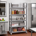 Thumbnail image #2 for Cambro Camshelving Elements XTRA 5-Tier Stationary Starter Unit, 21 x 36 x 64 Inches, Speckled Gray