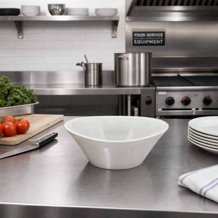 Product image #2 for Stadia 12 oz Greige Oblong Melamine Bowl