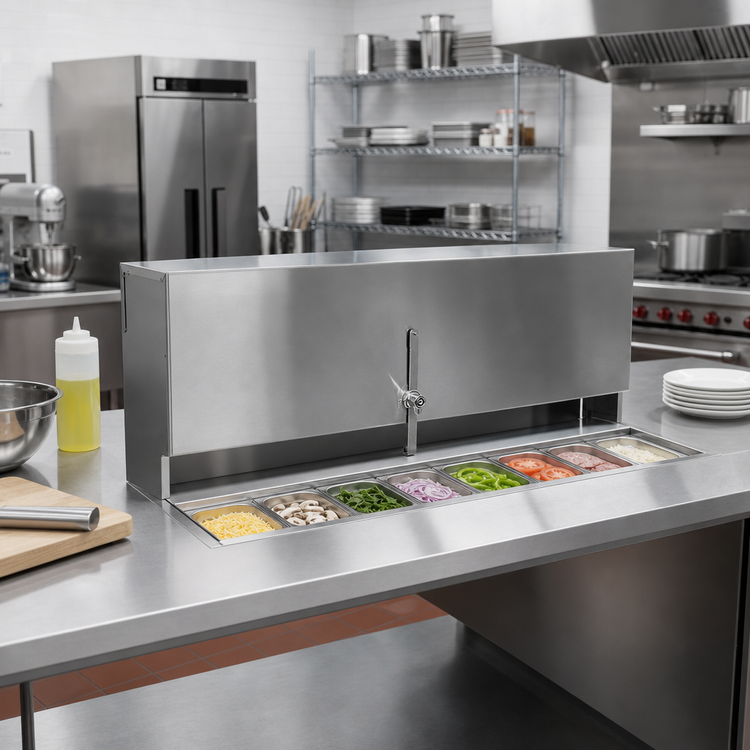 Product image #2 for CHOICE 30-Inch Single Stainless Steel Speed Rail Locking Cover
