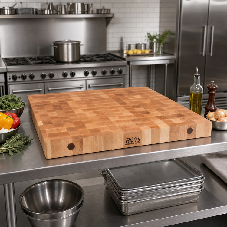 Product image #2 for John Boos Boos Block End Grain Maple Island Countertop, 36 x 38 x 4 Inch