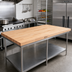 Thumbnail image #2 for John Boos 60 Inch x 42 Inch Northern Hard Rock Maple Work Table Top, 1-3/4 Inch Thick
