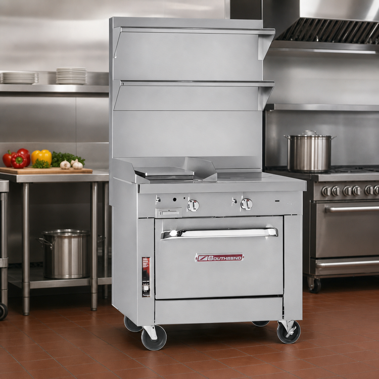 Product image #2 for Southbend Platinum Heavy Duty 18-Inch Modular Gas French Hot Top Sectional Range
