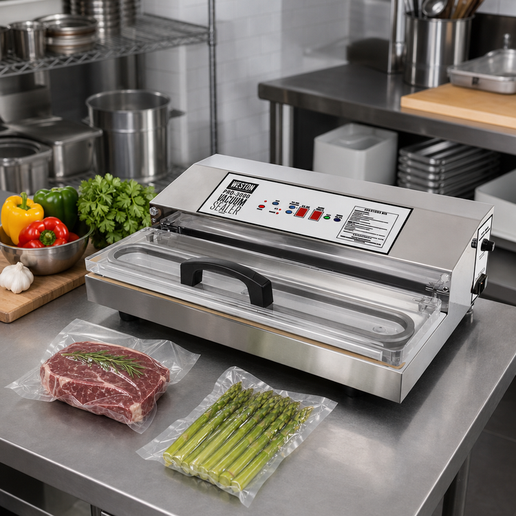 Product image #2 for Weston PRO-3000 Countertop Vacuum Sealer with 15-Inch Seal Bar, 120V