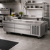 Thumbnail image #2 for Delfield Low-Profile Refrigerated Equipment Stand with 4 Drawers, 75-1/4 Inch Wide, Stainless Steel Top