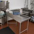 Thumbnail image #2 for BK Resources L-Shaped Corner Clean Dishtable, 60 x 60 Inches, Right-to-Left Operation, 10-Inch Backsplash, 16-Gauge 304 Stainless Steel