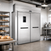 Thumbnail image #2 for Baxter RPW2E Double-Wide Roll-In Retarder/Proofer Cabinet, 80.5-Inch Depth, Stainless Steel, Open Floor, Remote R448A Refrigeration