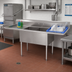 Thumbnail image #3 for KoolMore 84-Inch 2-Compartment Commercial Sink with Dual Drainboards and Legs
