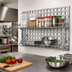 Thumbnail image #2 for WalStor Wall Grid Shelf for Modular Wall System, 48 Inch W x 18 Inch D, EAGLEbrite Zinc Finish