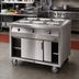 Thumbnail image #2 for Randell Electric Mobile Hot Food Table with 6 Sealed 12