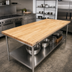 Thumbnail image #2 for Boos Block Northern Hard Rock Maple Kitchen Countertop, 96 x 38 x 1-1/2 Inch, Blended Edge Grain, Oil Finish