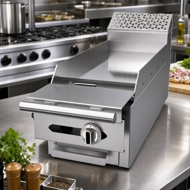 Product image #2 for Garland Cuisine Series 12-Inch Modular Gas Add-A-Unit Griddle, Manual Hi-Lo Control, 1-Inch Steel Plate