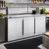 Thumbnail image #3 for Perlick BBR72 72-Inch Three-Door Remote Back Bar Refrigerator Cabinet