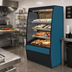 Thumbnail image #2 for Federal Industries Vision Series Non-Refrigerated Self-Serve High Profile Merchandiser, 59.25 Inch W x 33 Inch D x 60 Inch H, Curved Ends