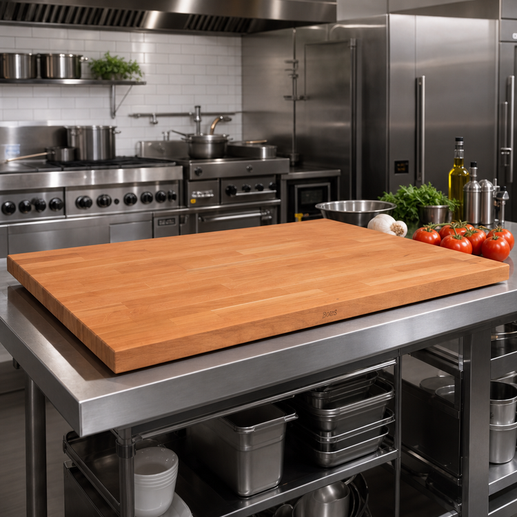 Product image #2 for John Boos Boos Block American Cherry Edge Grain Kitchen Countertop, 96 x 25 x 1-1/2 Inch, Oil Finish
