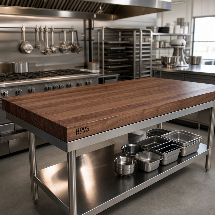 Product image #2 for Boos Block American Black Walnut Countertop, 84" x 42", 1-1/2" Thick, Varnique Finish