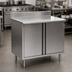 Thumbnail image #2 for Eagle Spec-Master 48-Inch x 24-Inch Enclosed Worktable with Hinged Doors and 4-1/2-Inch Backsplash