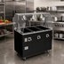 Thumbnail image #2 for Vollrath 2-Series Affordable Portable Deluxe 3-Well Mobile Hot Food Station with Breath Guard and Enclosed Base