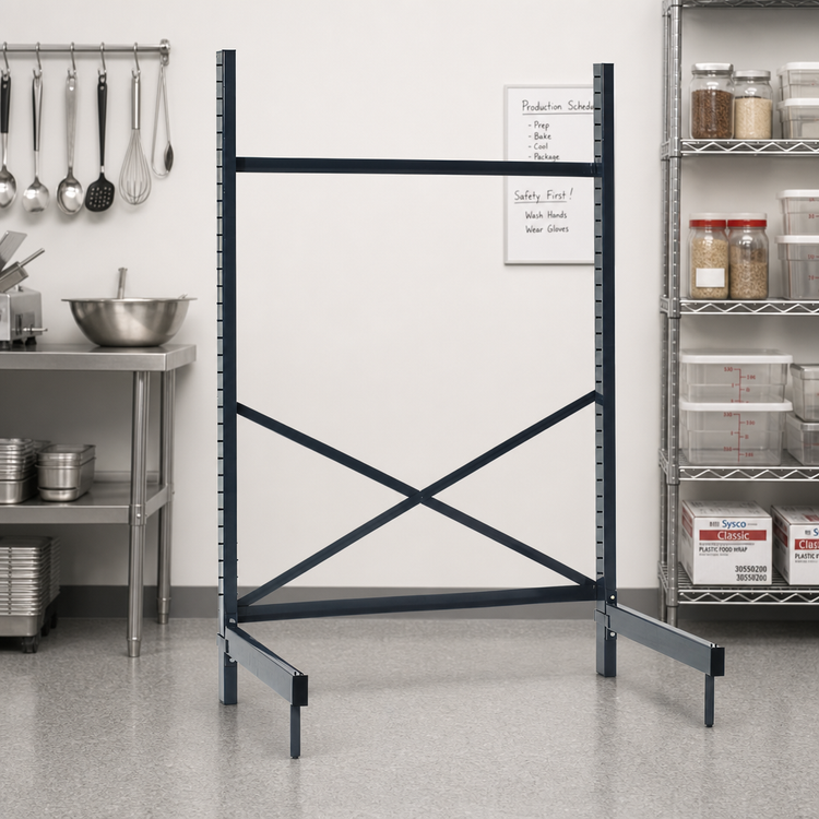 Product image #2 for Metro SmartLever 24" x 24" Cantilevered Shelving Base Kit, 86-3/8" High