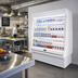 Thumbnail image #2 for Howard-McCray 35E Series Dairy Remote Open Merchandiser, 75 Inch, Sloped Endless Design, LED Lighting, White
