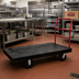 Thumbnail image #2 for Rubbermaid Commercial Heavy-Duty 60 x 30 Inch Platform Truck, 2500 lb Capacity, Black