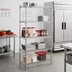 Thumbnail image #2 for Eagle Group 5-Tier Wire Shelving Starter Unit, 42 x 24 x 74 Inches, Stainless Steel Finish