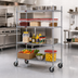 Thumbnail image #2 for EAGLEbrite 4-Tier Wire Shelving Dolly Truck, 48
