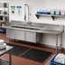 Thumbnail image #2 for Advance Tabco 95-Inch 3-Compartment Sink Dishtable with Right Drainboard