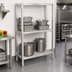 Thumbnail image #2 for Lifetime Tough Tubular Dunnage Shelving, 2-Shelf, 54 x 20 x 64 Inches, Aluminum, Fully Assembled