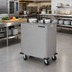 Thumbnail image #2 for Dinex DXPIDPH4E0912 Four Silo Heated Mobile Plate Dispenser for 9.125 Inch Plates