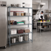 Thumbnail image #2 for Quantum 72-Inch Wide x 12-Inch Deep x 74-Inch High 5-Shelf Wire Shelving Starter Kit, Gray Epoxy Antimicrobial Finish
