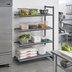 Thumbnail image #2 for Cambro Camshelving Basics Plus 4-Tier Vented Polymer Add-On Unit, 30-Inch Wide x 24-Inch Deep x 64-Inch High, Brushed Graphite