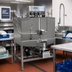 Thumbnail image #2 for American Dish Service 5CD-LF Double Rack Corner Low Temp Chemical Sanitizing Door-Type Dishwasher