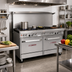 Thumbnail image #2 for Southbend Ultimate 60-Inch Gas Restaurant Range with 6 Non-Clog Burners, 24-Inch Charbroiler, and 2 Cabinets