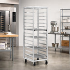 Thumbnail image #2 for Channel Manufacturing 402S-OR Single-Section End-Load Stainless Steel Bun Pan Oven Rack, 15-Pan, No-Lift