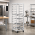 Thumbnail image #2 for Channel Manufacturing Single Section End-Load Stainless Steel Bun Pan Oven Rack, 15-Pan Capacity