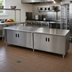 Thumbnail image #2 for Advance Tabco Special Value Economy Enclosed Work Table with Cabinet Base and Hinged Doors, 120