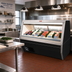 Thumbnail image #2 for Howard-McCray 35 Series Double Duty Fish and Poultry Self-Contained Refrigerated Service Case, 95 Inch, Black Exterior/White Interior, LED