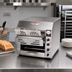Thumbnail image #2 for BakeMax Countertop Horizontal Conveyor Toaster, 360 Pieces/Hour, 2-Slice Feed, 220V