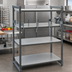 Thumbnail image #3 for Camshelving Elements Full Shelf Rail Kit, 18 x 72 Inch, Soft Gray Polypropylene