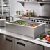 Thumbnail image #2 for Delfield N8043 Drop-In Ice-Cooled 3-Pan Cold Pan, 43-1/2 Inch Wide