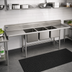 Thumbnail image #2 for Eagle Group S16 Series 3-Compartment Commercial Stainless Steel Sink with Left and Right Drainboards, 103-Inch Wide
