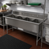 Thumbnail image #2 for John Boos Pro-Bowl 4-Compartment Stainless Steel Commercial Sink with Legs and 10-Inch Backsplash